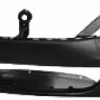 Pare chocs avant pour DACIA LOGAN I MCV phase 2, 2008-2013 trous feux antibrouillard, noir, Neuf