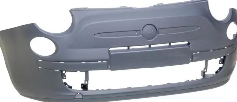 Pare chocs avant pour FIAT 500 phase 1, 2007-2015, trous moulures TOP Qualité Neuf à peindre