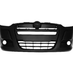 Pare chocs avant pour FIAT DOBLO II phase 1, 2010-2015 trous antibrouillard, noir, Neuf