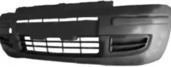 Pare chocs avant pour FIAT PANDA II 2003-2008, noir gaufré, avec climatisation, Neuf