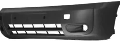 Pare chocs avant pour FORD TRANSIT CONNECT I phase 2, 2006-2009 trous feux antibrouillard, noir