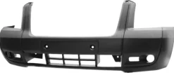 Pare chocs avant pour FORD TRANSIT Mk7, 2006-2014 (modèle 3.2 TDCi) trous feux antibrouillard, noir
