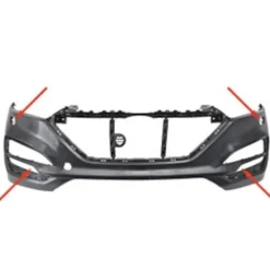 Pare chocs avant pour HYUNDAI TUCSON III phase 1, 2015-2018, trous radar, trous feu de jour, Neuf à peindre