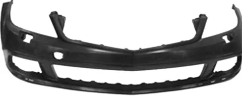 Pare chocs avant pour MERCEDES (W204) CLASSE C ph. 1 2007-2010,trous lave phares, cache crochet, Mod. AMG, Neuf à peindre