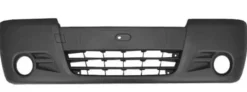 Pare chocs avant pour OPEL VIVARO I phase 2, 2006-2014, gris, trous feux antibrouillard, Neuf
