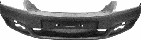 Pare Chocs Avant pour OPEL ZAFIRA B ph. 1 2005-2008, trous antibrouillard, Neuf à peindre