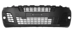 Pare chocs avant pour OPEL VIVARO III depuis 2019, avec trous feux antibrouillard, noir, Neuf