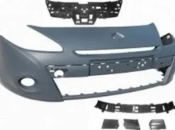 Pare chocs avant pour RENAULT CLIO III phase 2, 2009-2012 (+ Kit), sigle 195, à peindre