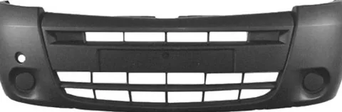Pare chocs avant pour RENAULT MASTER II phase 2, 2003-2006, noir, Neuf