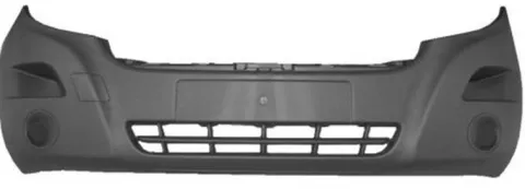 Pare chocs avant pour RENAULT MASTER III phase 1, 2010-2014, noir, Neuf