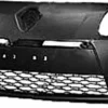 Pare chocs avant pour RENAULT TWINGO II phase 1, 2007-2011, Dynamique, trous antibrouillard, noir à apprêter, Neuf