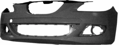 Pare chocs avant pour SEAT LEON II ph. 1 2005-2009, avec trou antibrouillard, Neuf à peindre