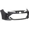 Pare chocs avant pour TOYOTA COROLLA XII (E210) 2019-2022, 5 portes, 4 trous radar, noir sans apprêt, Neuf