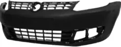 Pare chocs avant pour VOLKSWAGEN CADDY III phase 2, 2010-2015, noir, (modèle Van), Neuf