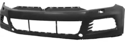 Pare chocs avant pour VOLKSWAGEN TOUAREG II 2010-2014, trous lave phares, Neuf à peindre