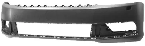 Pare chocs avant pour VOLKSWAGEN PASSAT B7 2011-2014, trous lave phares, Neuf