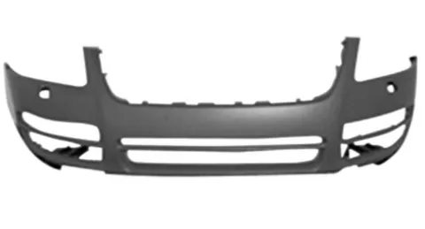 Pare chocs avant pour VOLKSWAGEN TOUAREG I ph. 1 2002-2006, trous lave phares, Neuf à peindre