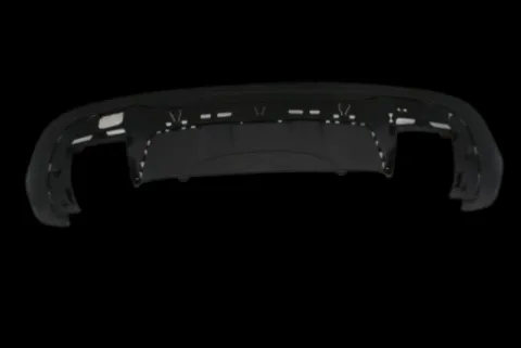 Pare-chocs arrière inférieur, pour Mercedes GLA phase 2 2017-2019,Noir gaufré, Neuf