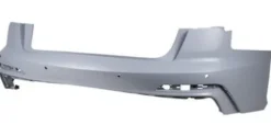 Pare-chocs arrière pour AUDI A6 (C8) depuis 2019, trous radar, Mod. 4 portes S-Line, Neuf à peindre