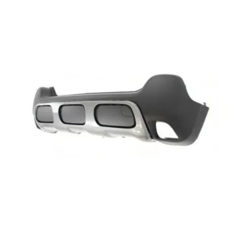Pare-chocs arrière pour CITROËN C3 AIRCROSS depuis 2021, avec spoiler peint en gris, noir gaufré, Neuf