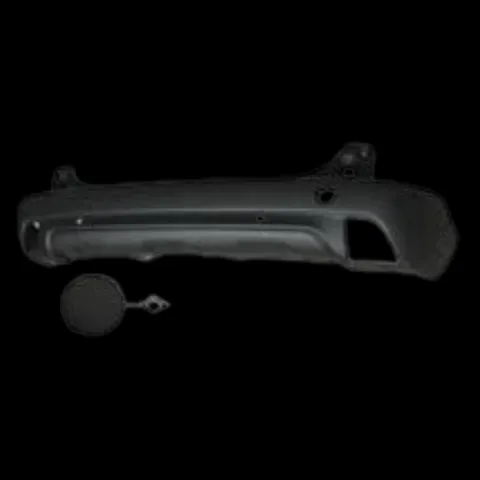 Pare-chocs arrière pour PEUGEOT 2008 phase 1 2013-2016, trous radar + supports, noir gaufré, Neuf