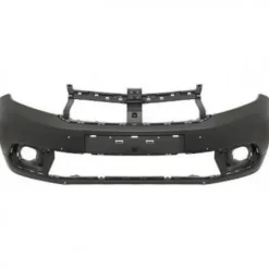 Pare-chocs avant pour DACIA SANDERO STEPWAY II phase 2 du 11/2016 au 12/2020, noir, surface lisse, Neuf à peindre