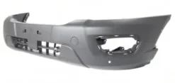 Pare-chocs avant pour FORD TRANSIT Mk8 phase 2 depuis 2019, noir, trous radar + supports, Neuf
