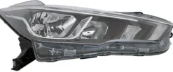 Phare avant droit pour NISSAN MICRA V (K14), depuis 2017, H11-H9-WY21W, avec feu diurne à LED, Neuf