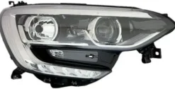 Phare avant droit pour RENAULT MEGANE IV 2016-2020, H7+H7, avec feu diurne à LED, Neuf