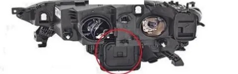 Phare avant droit pour RENAULT MEGANE IV 2016-2020, H7+H7, avec feu diurne à LED, Neuf