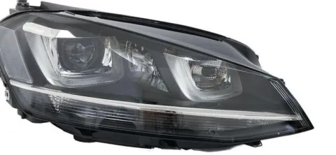 Phare avant droit pour VOLKSWAGEN GOLF VII phase 1 du 2012 au 2016, bixeno dbl+led, avec moteur, Mod. VALEO, Neuf