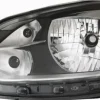 Phare avant gauche électrique pour VOLKSWAGEN UP 2012 à 2016, H4, fond noir, bord chromé, Neuf