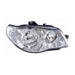 Phare avant gauche pour FIAT STRADA 2005-2011, H7+H7, électrique, avec moteur, chromé, Neuf