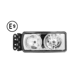 Phare avant gauche pour IVECO EUROCARGO TECTOR MY2008 75-120 depuis 2012, manuel, sans ampoule (H7-H7), homologué E9, Neuf
