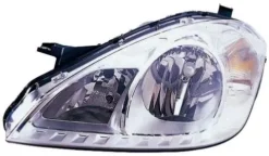 Phare avant gauche pour MERCEDES CLASSE A de 2008 à 2012, H7+H7, réglage pneumatique, Neuf