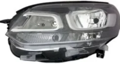 Phare avant gauche pour OPEL ZAFIRA LIFE depuis 2019, H1+H7, électrique, avec moteur, noir, Neuf