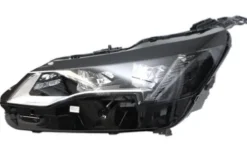 Phare avant gauche pour PEUGEOT 3008 depuis 2020, H7+HB3, electrique, avec moteur, feu de jour, à LED, Neuf