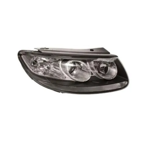 Phare droit électrique H7+H7 pour HYUNDAI SANTA FE II phase 2 2010-2012, avec corps noir, Neuf