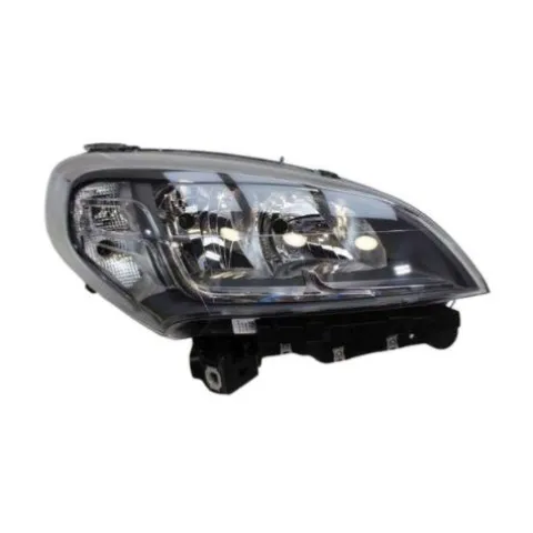 Phare droit pour FIAT DOBLO II phase 2 2015-2022, H7-H7-WY21W-W21W, avec moteur, électrique, bord noir, Mod. 2018>, Neuf