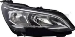 Phare droit pour PEUGEOT 5008 II de 2017 à 2020, H7+HB3+PWY24W, électrique, avec moteur e feu de jour LED, Neuf