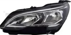 Phare gauche pour PEUGEOT 5008 II de 2017 à 2020, H7+HB3+PWY24W, électrique, avec moteur et feu de jour LED, Neuf