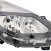 Phare Optique avant droit pour RENAULT CLIO III phase 2, 2009-2012, H7+H7, fond noir, Neuf
