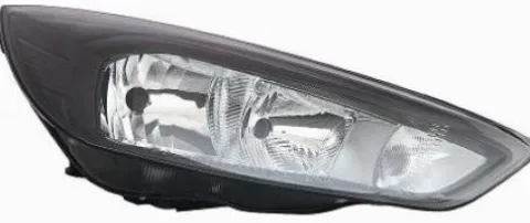 Phare Optique avant droit électrique pour FORD FOCUS III phase 2 2014-2018, H7+H15, avec moteur corps noir, Neuf