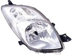 Phare Optique avant droit pour TOYOTA YARIS II phase 1 2005-2009, H4, électrique, type Valeo, avec moteur, Neuf