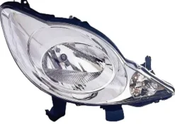 Phare Optique avant droit pour PEUGEOT 107 phase 2, 2009-2012, H4, Neuf
