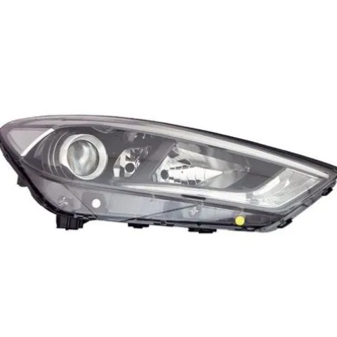 Phare optique avant droit à LED pour HYUNDAI TUCSON III phase 1, 2015-2018, H7+H7+H7+PY21W, fond noir, Neuf