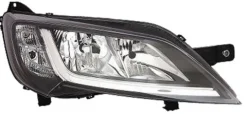 Phare Optique avant droit pour PEUGEOT BOXER II phase 2 depuis 2014 >, H7+H7, (fond noir), Neuf