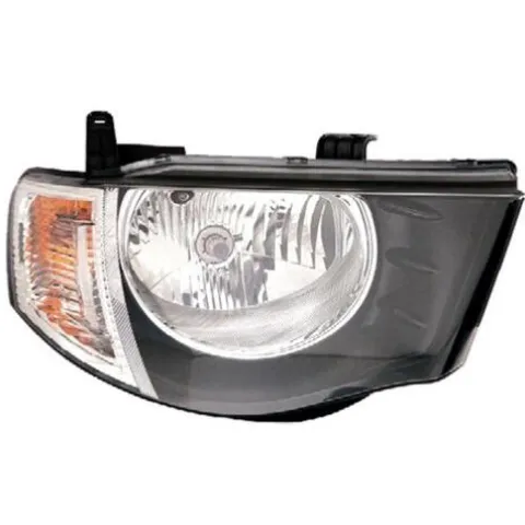 Phare optique avant droit pour MITSUBISHI L200 IV phase 1, 2006-2010, H4, Mod. DOUBLE CABINE, feu clignotant incolore, Neuf