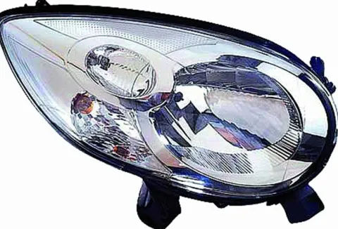 Phare Optique avant droit pour CITROËN C1 I phase 3, 2012-2014, H4, Neuf