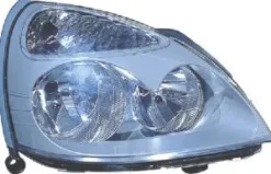 Phare Optique avant droit pour RENAULT CLIO II phase 3, 2004-2009, H7+H1, fond gris, Neuf